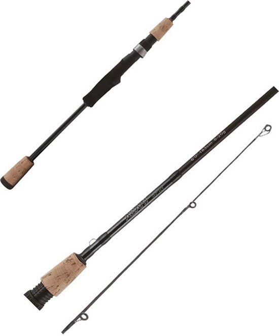 Okuma Azaki Spinhengel Zwart 2.28 m / 8-25 g van Okuma