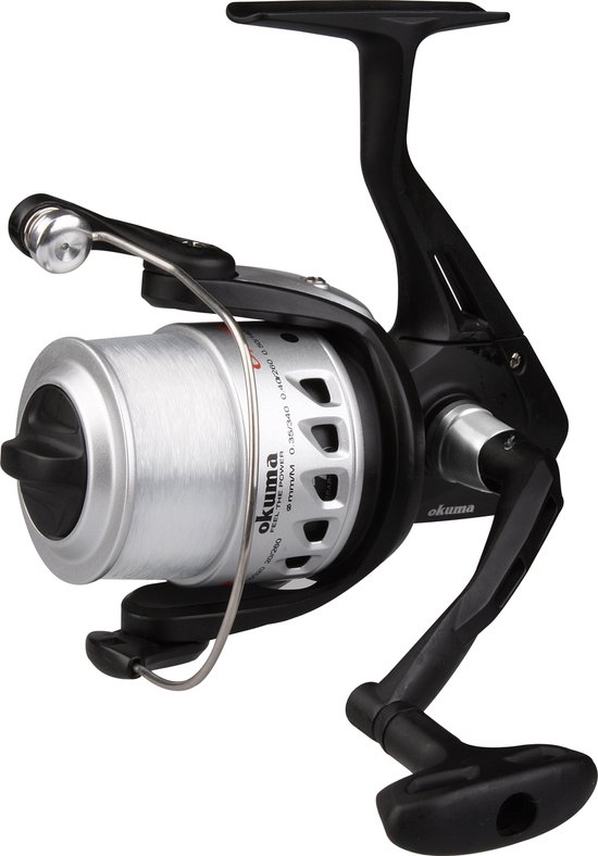 Okuma Electron - 180 FD - 0.45mm Visijn - Molen - Slip Voorop - 525 gr - Ratio: 4.8:1 van Okuma