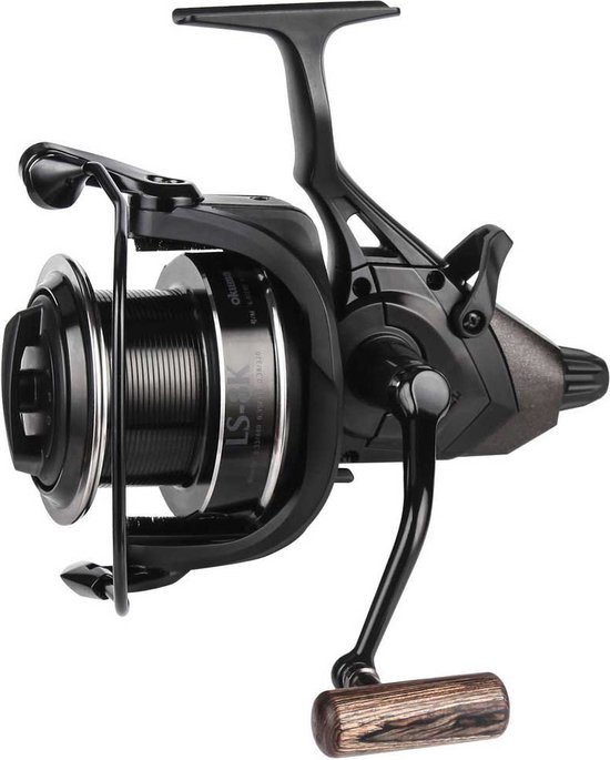 Okuma - LS-6K - Baitfeeder - Vrijloopmolen - Houten slingerknop van Merkloos