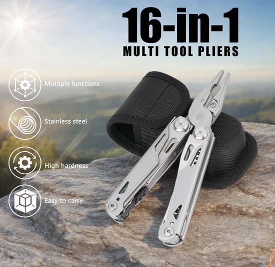 Omgoods - Multifunctionele Pliers 16-in-1 met Draagtas