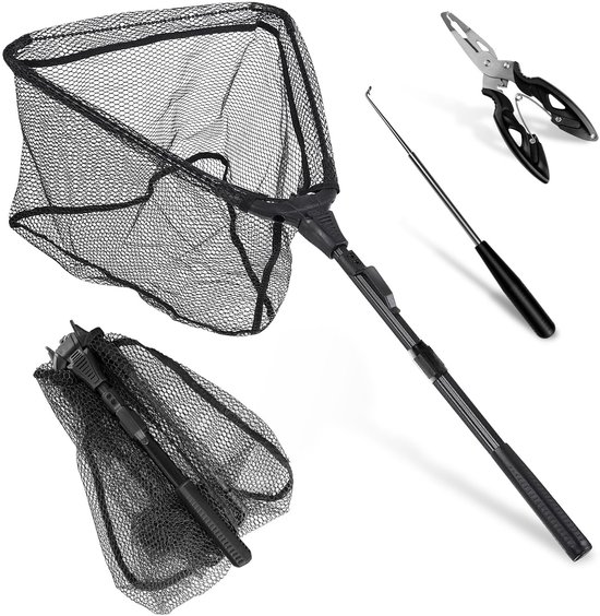 Omgoods - Telescopische Landing Net met Gereedschap voor Vissen