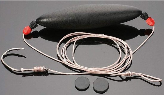 Onderwater Dobber Set - Vis Dobber Set - Vissen in Rivieren - Met Haak en Aas - 1.5 meter - Wit