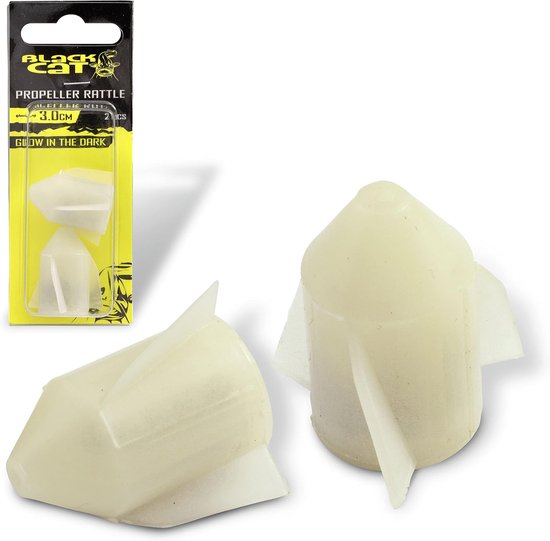 Onderwaterdrijvers met propeller 2,2 cm - Glow in the dark - Geluidseffect voor visvangst - ShopVlot