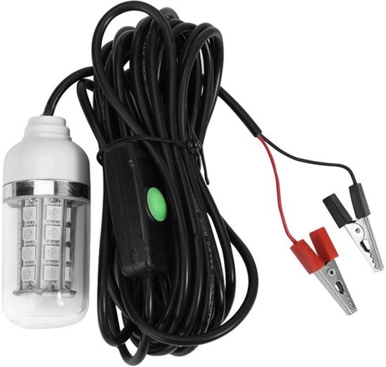 Onderwaterlicht Waterdicht - Visserslamp - Aaszoeker - 108 LED - 5 Meter Kabel - Energiezuinig - Vislamp