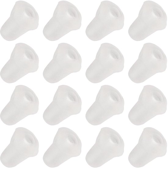 ONF3 - Vishaak Aas Stop Haak - 100 Stuks - Voorkomt Aasverlies - Wit - Vishaak Accessoires - Perfect voor Hengelsport - Ideaal voor Visavonturen