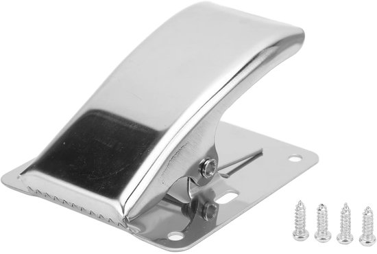 ONF3 - Visreinigingsbord - Roestvrijstalen Visklem - Stevige Grip - Zilverkleurig - Vissershulpmiddel - Ideaal voor Vissers - Visfiletklem van Merkloos