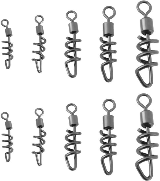 ONF3 - Vistuig Swivels - 50 Stuks - Geschikt voor Zoet- en Zoutwater - Vissen - Duurzaam - Hoge kwaliteit - Ideaal voor visserij - Handig voor v...