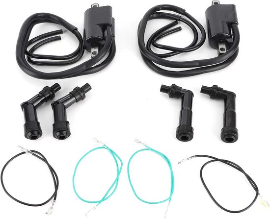 Ontstekingsspoelen en Bougiekap Set voor CB350F, CB400F, CB500 en CB550 - Betrouwbare Prestatie en Kwaliteit van Merkloos
