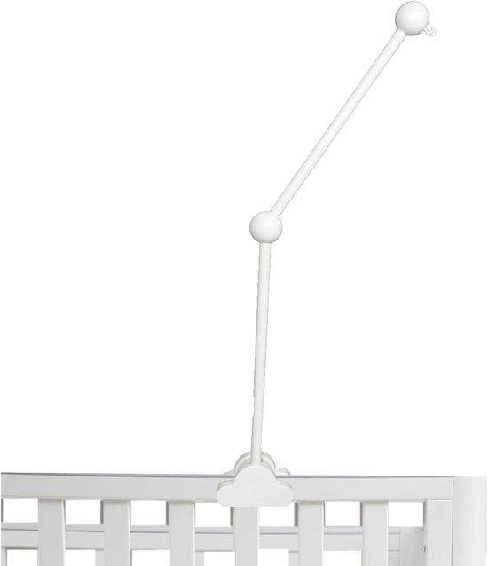 Ontwerp Houten Baby Mobiel Houder - Verstelbare DIY Standaard Voor Wieg, Hangende Arm Met Bed Bel - Baby Accessoires Decor
