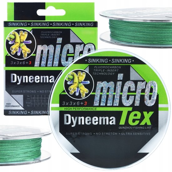 Onzichtbare Dyneema Vislijn 0.20mm 16kg Zinkend