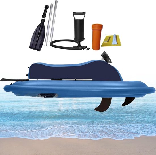 Opblaasbare Motorboot - Waterfiets Scooter - Waterpret Zomer - Dual Mode Snel Wisselen - 185x95x55cm
