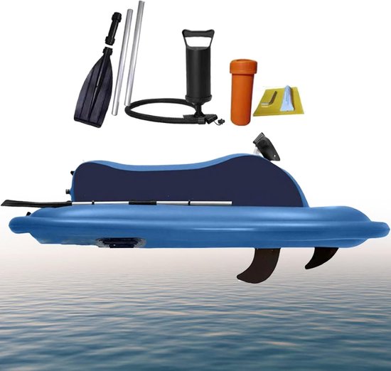 Opblaasbare Motorboot - Waterscooter Jetboot - Wateravonturen Verkennen - Dual Mode Snel Wisselen - 185cm Lang