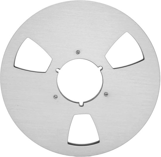Opneemspoel Lege Spoel - Tape Hasple - Muziek Opnemen - 3 Gaten Windweerstand - 105 Inch - Zilver van Merkloos