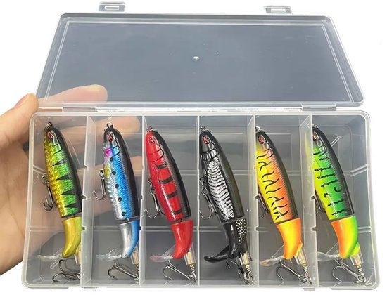 Oppervlakte kunstaas 13.5 gram 11 cm 6 stuks met doosje van Caperlan