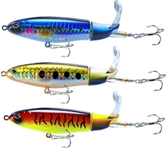 Oppervlakte kunstaas  XL 35 gram 14,5 cm 3 stuks van Merkloos