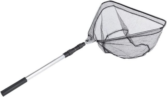Opvouwbaar en Duurzaam Vissen Schepnet met Aluminium Visnet Pole Handvat van Merkloos