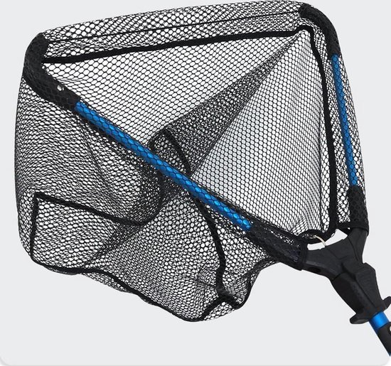 Opvouwbaar schepnet met telescoopstang voor vissen - eenvoudig te vangen en los te maken van Fairpoint Outdoors