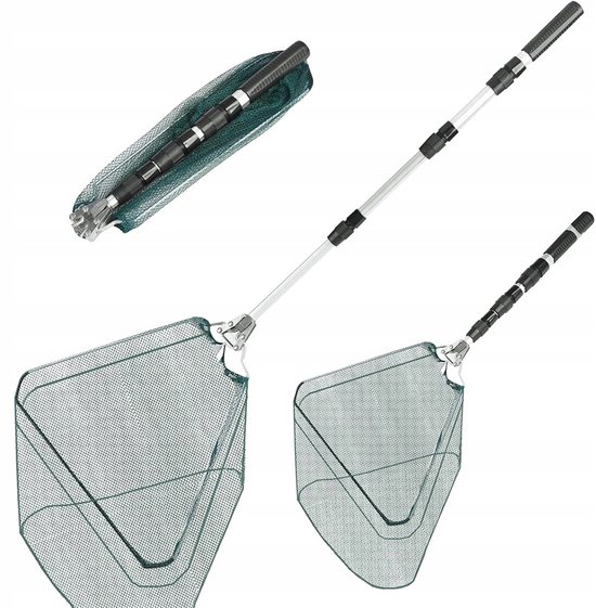 Opvouwbaar Visnet Aluminium Telescoophengelsport Net