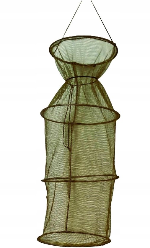 Opvouwbare Visnet 4 Ringen 35/90 cm - Merkloos