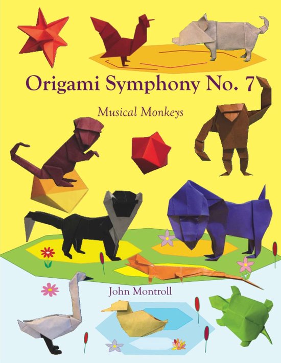 Origami Muzikale Apen - Papier Vouwen - Hobby Projecten - 37 Originele Modellen - 21.59 x 27.94 cm van Merkloos