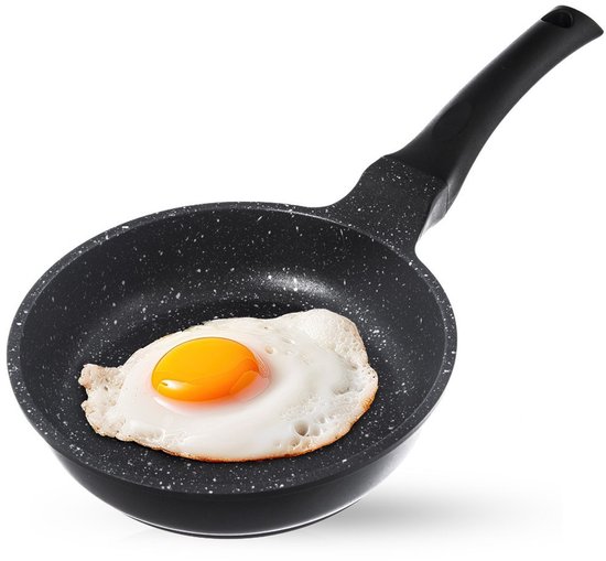 Orion GRANDE Serie - Granieten Koekenpan - 16 cm - Anti-aanbaklaag - Geschikt voor Alle Warmtebronnen van Merkloos