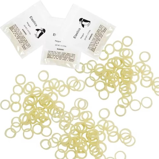 Orthodontische Rubber Bands - 300 Stuks - Elastische Tandheelkundige Bands voor Beugels - 5/16 Inch - Ideaal voor Tandcorrectie en Beugelbehandeling