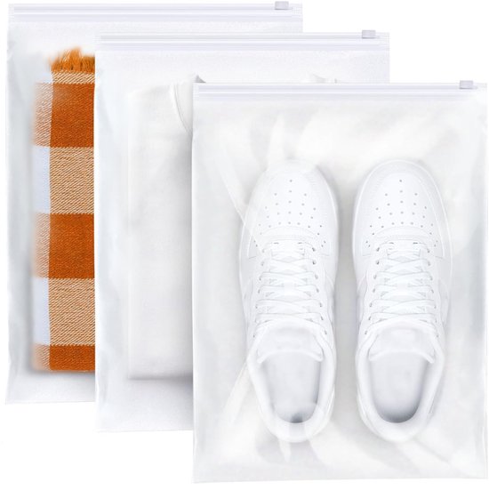 OUYLAF Hersluitbare Zakjes met Zipsluiting - opbergtas - Gripzakjes - 40 x 30 cm - Herbruikbare Plastic Ziplock Zakken - opbergzak - 30 Stks van Merkloos