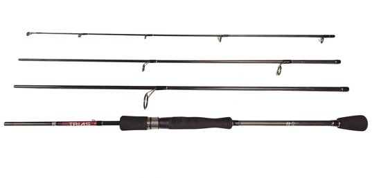 Oversteek Reishengel 4-delig 2.40 m Transportlengte 67 cm Spin Hengel Past In Koffer Vakantie Reis
