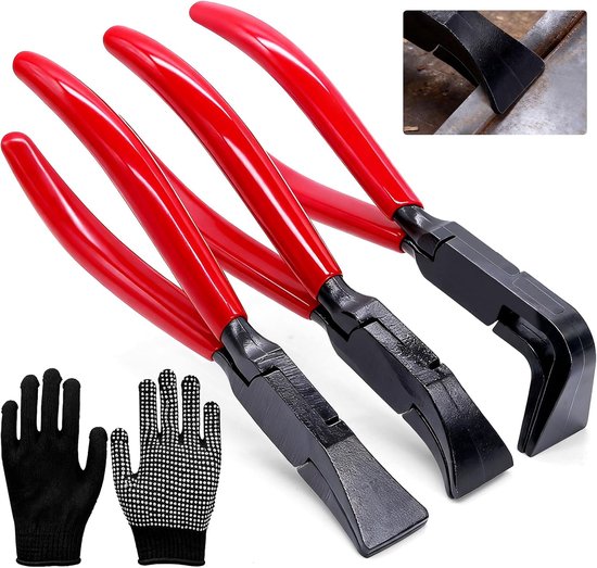 Pack of 3 Folding Pliers Small 0 Degree 45 Degree 90 Degree Bending Pliers Set Wide 22 mm Bending Pliers Portable - ShopVlot