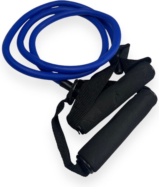 Padisport Fitness Tube Strong - Weerstandsbanden En Weerstandstubes - Katrol Schouder - Weerstandsbanden Met Handvatten - Elastic Bands Fitness - Gym Elastieken - Sport Apparatuur Voor Thuis - Weerstandband - Fitness Elastiek Met Handvat van Merkloos