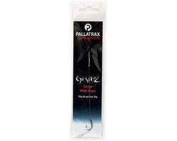 Pallatrax GRIPZ Wide Gape Braid Hair Rig - #8 - 12lb - Karper Onderlijn Weerhaakloos