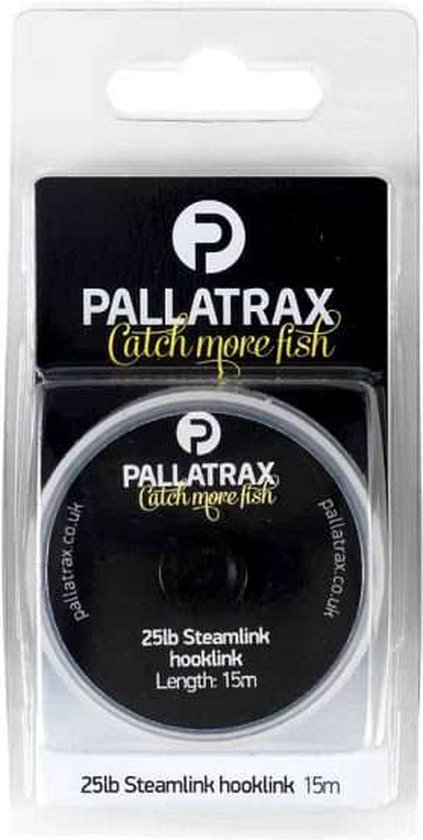 Pallatrax Steamlink Coated Hooklink - 15m - 15lb - Gecoat Onderlijnmateriaal Karper vissen van Pallatrax