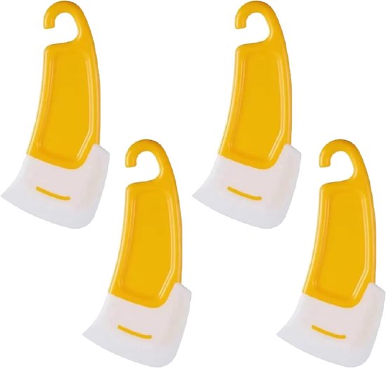 Pan Schraper Siliconen Reinigingsspatel Pot Reinigingsgereedschap Duurzaam Hittebestendige Schraper Duurzame en Praktische Handheld Pan Cleaners Siliconen Spatel voor Keuken Koken Mixen