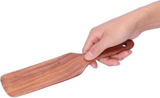 Pannenkoeken Schop Slijtvastheid Keuken Flipper Spatels Hittebestendigheid Omelet Spatel Houten Spatel Turner Kookbenodigdheden Kookgerei(Midden)