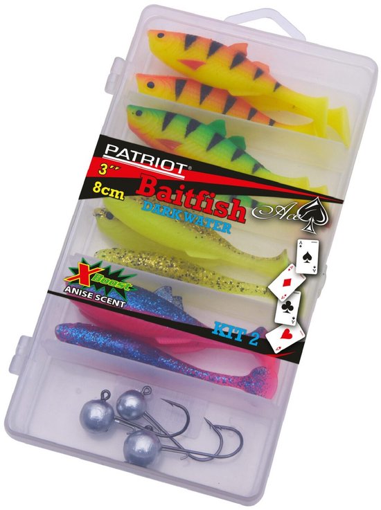 Patriot Jig-It Assortment Dark Water 8 cm 16+3 pc.