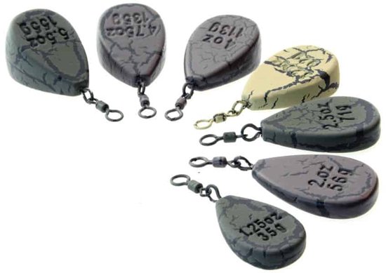 PB Big Eye Swivel Pear Lead Gravel / 71g van PB Products