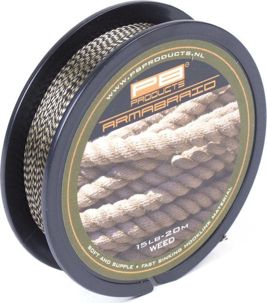 PB Products - Armabraid Onderlijn Materiaal - 20 meter - Weed (15 lb) van PB Products