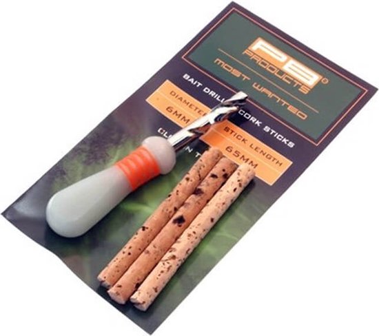 PB Products - Bait Drill + Cork Sticks - 6 mm van PB Products