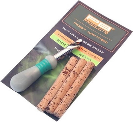 PB Products - Bait Drill + Cork Sticks - 8 mm van PB Products