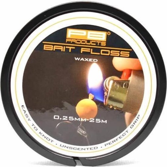 PB Products - Baitfloss 0,25 mm 25 meter (Waxed) van PB Products