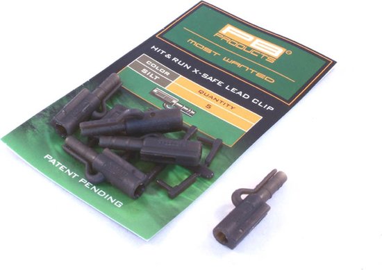 PB Products Hit & Run X-Safe Leadclip | Silt | 5 Stuks van PB Products
