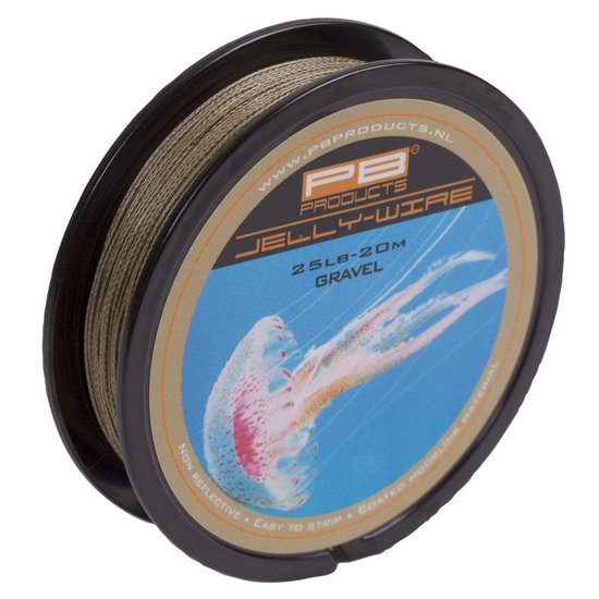 PB Products - Jelly Wire - Gecoat Onderlijn Materiaal - 20 meter - Gravel (35 lb) van PB Products