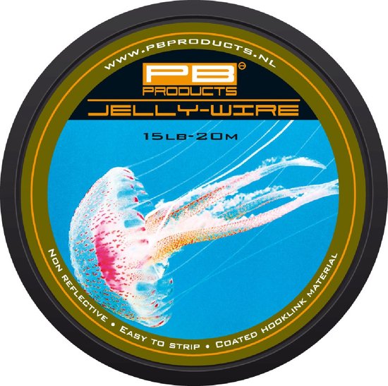 PB Products - Jelly Wire - Gecoat Onderlijn Materiaal - 20 meter - Silt (15 lb) van PB Products