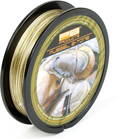 PB Products - Mussel 2-Tone - Soepele Voorslag - 20 meter - 35 lb van PB Products