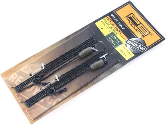 PB Products - Ready2Go Hit & Run Chod Leader 90 cm - 2 stuks - Gravel van PB Products