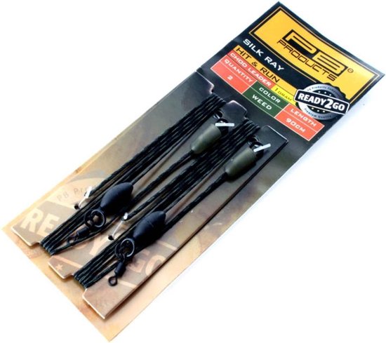 PB Products - Ready2Go Hit & Run Chod Leader Weighted 1 gram 90 cm - 2 stuks - Gravel van PB Products