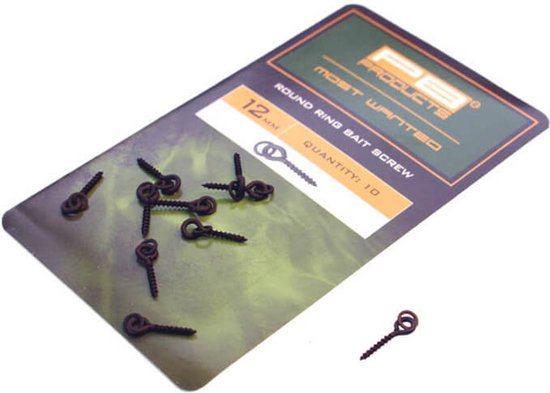 PB Products - Round Ring Bait Screw 12 mm - 10 stuks van PB Products