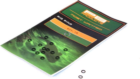 PB Products - Round Rings | 4mm | 15 Stuks - Zwart van PB Products