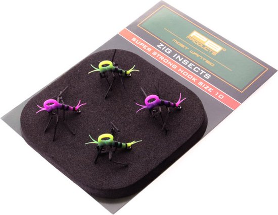 PB Products - Zig Insects - 4 stuks - Fluo Geel / Fluo Roze van PB Products