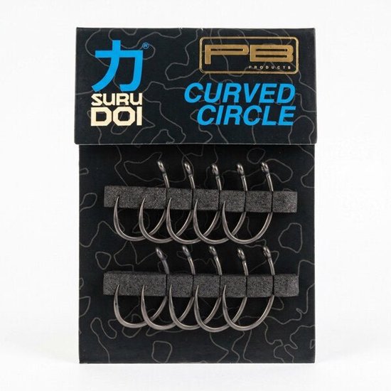 PB SURUDOI Curved Circle Hook PTFE Karperhaak #4